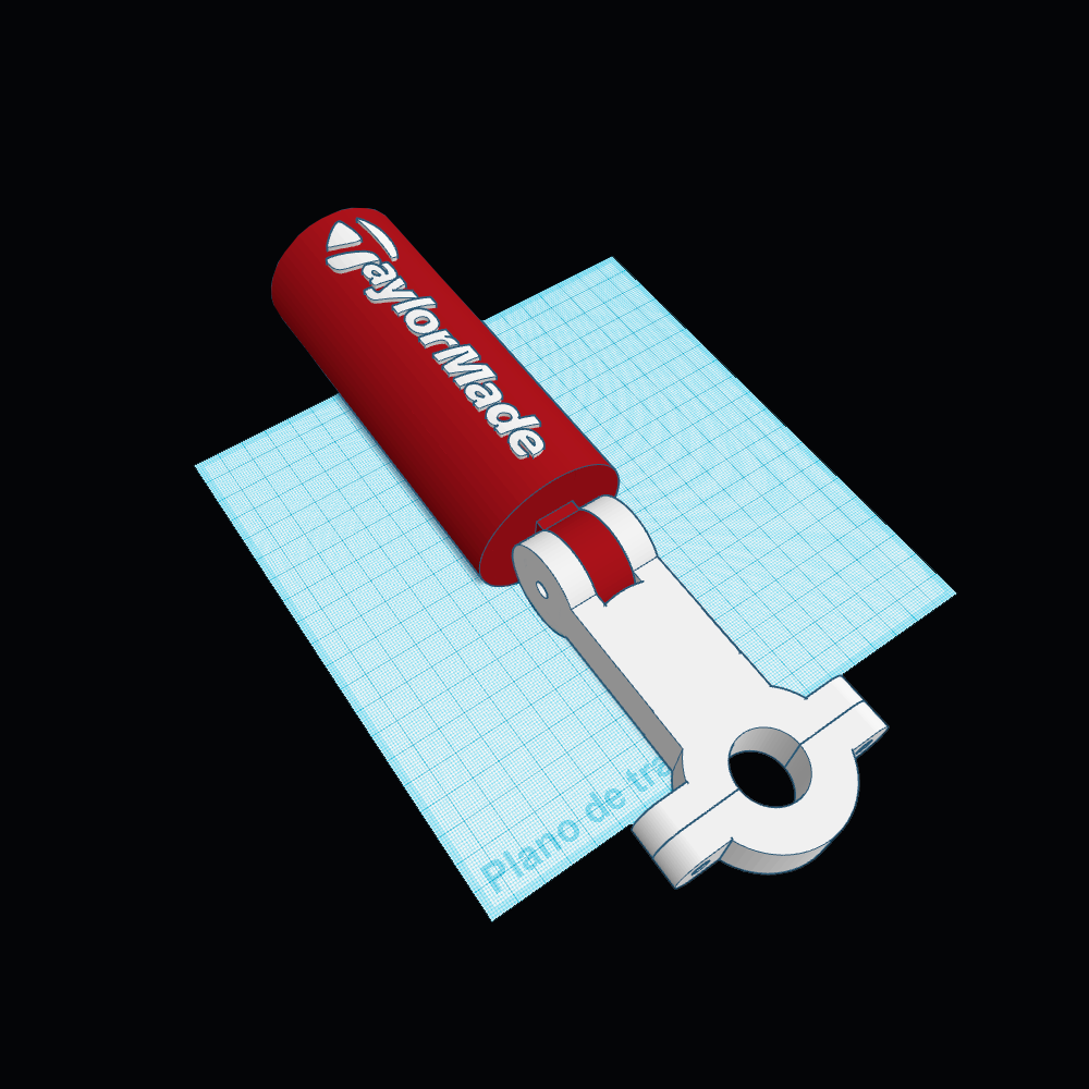 imagen de posa paraguas de golf TaylorMAde impreso en 3d